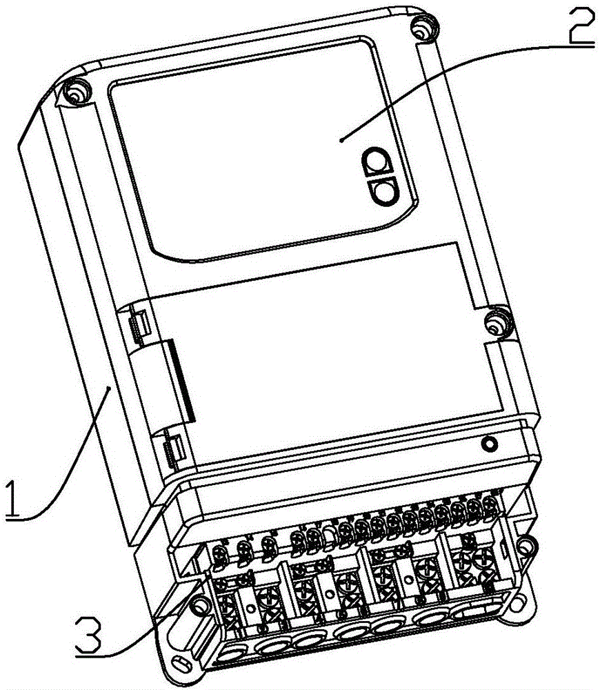 Three-phase electric meter