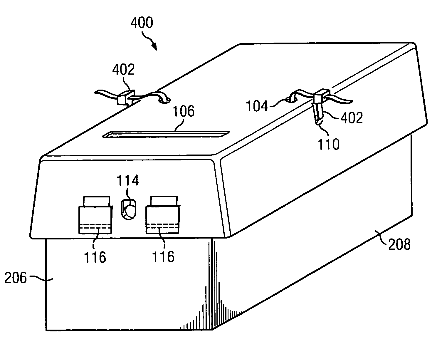 System for secure collection and disposal of large volumes of documents