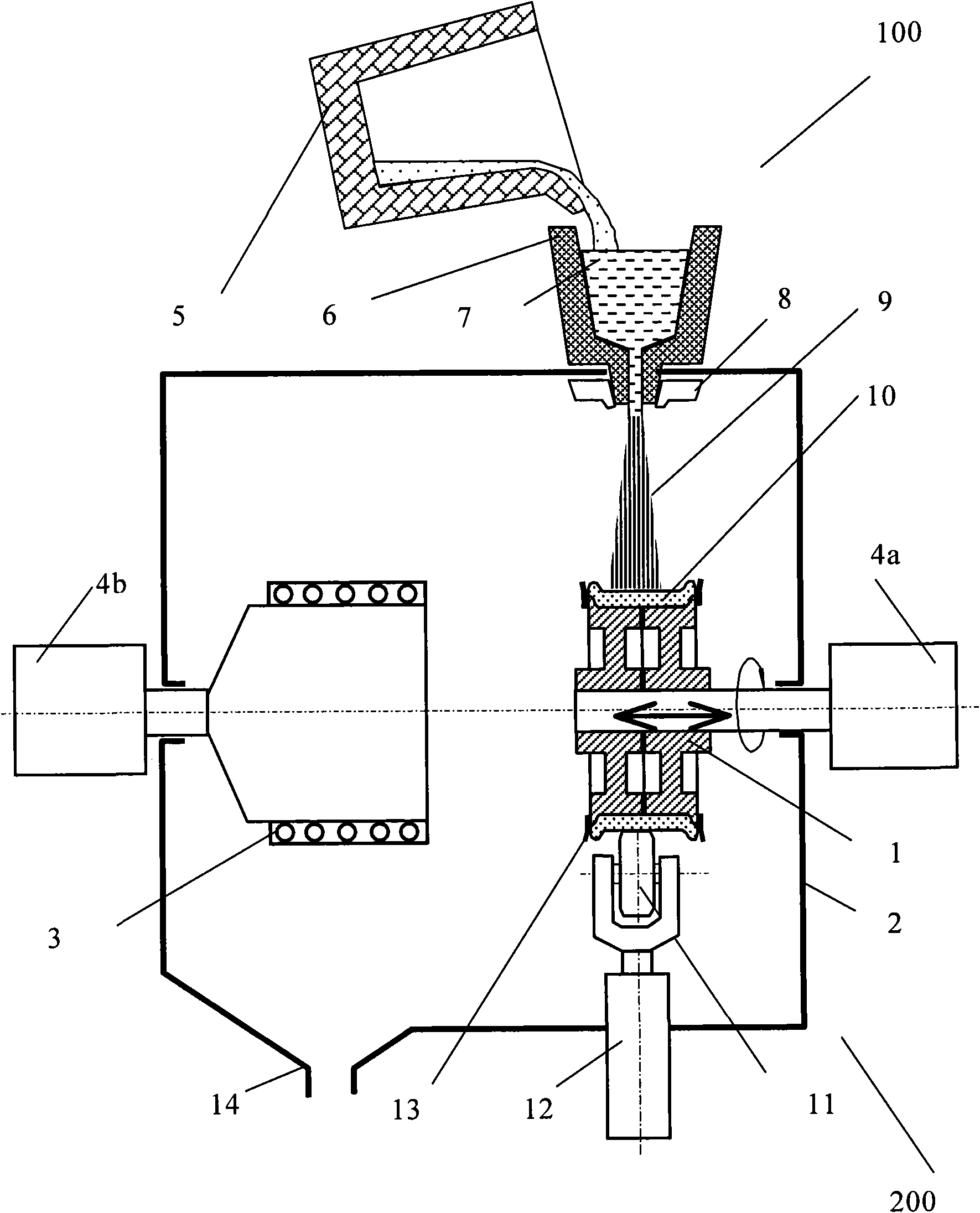 Process and equipment for precise spray forming and layer-by-layer rolling repair and manufacturing