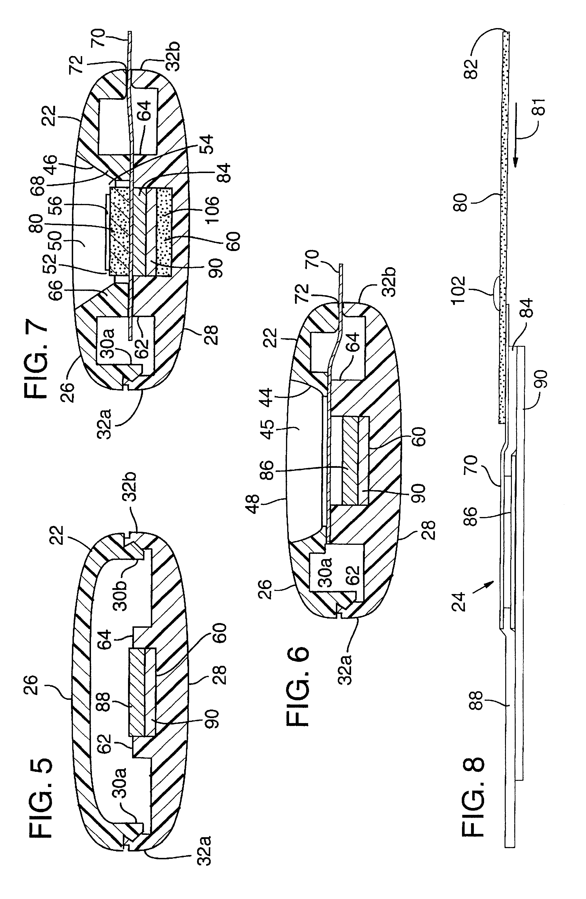 Collection device for lateral flow chromatography