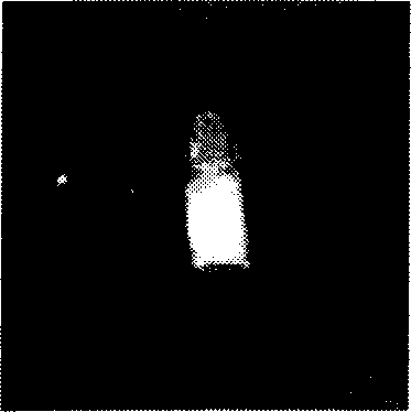 Method and instrument for detecting infrared ascending conversion material