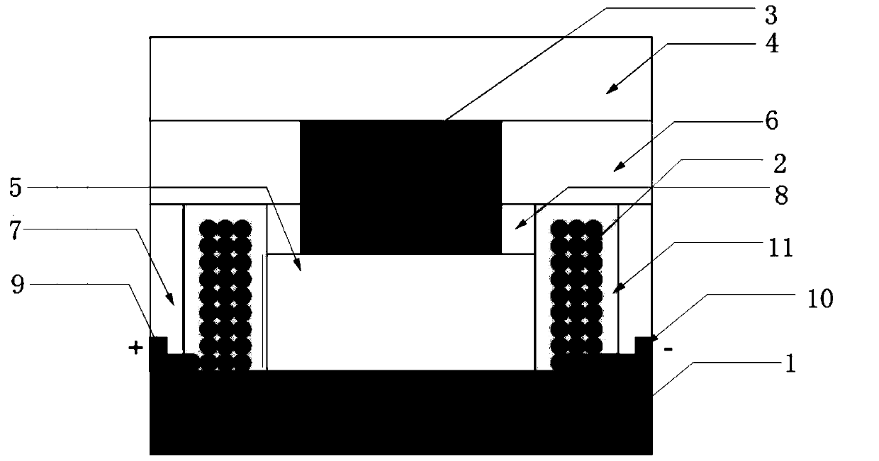 Sensor for bionic skin, coil array, positioning method and touch collector