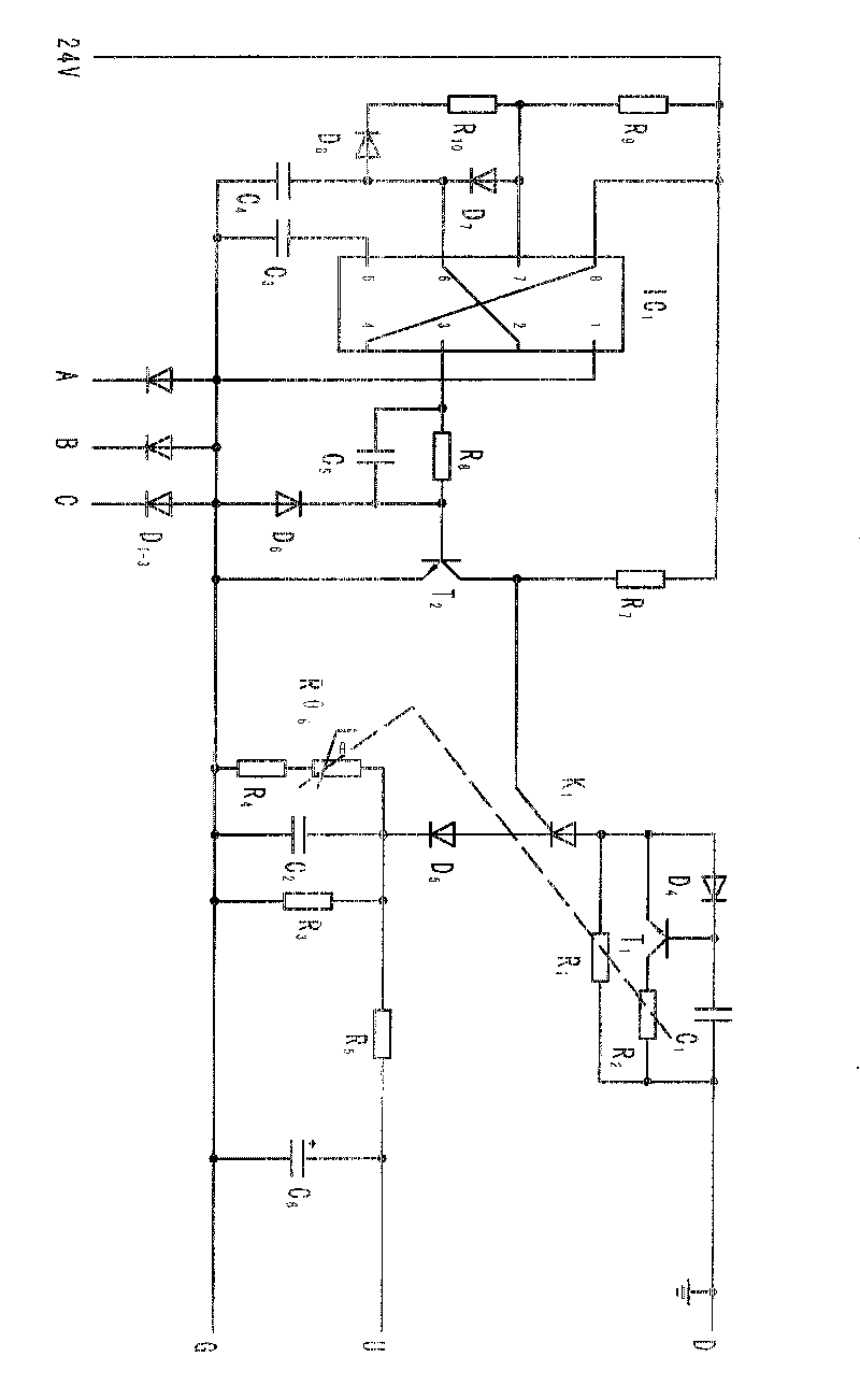 Electric network ground montior