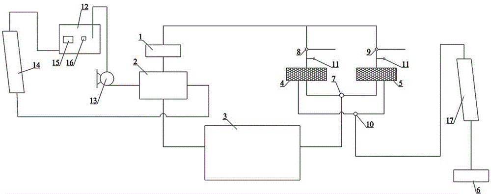 Low-energy-consumption drying device