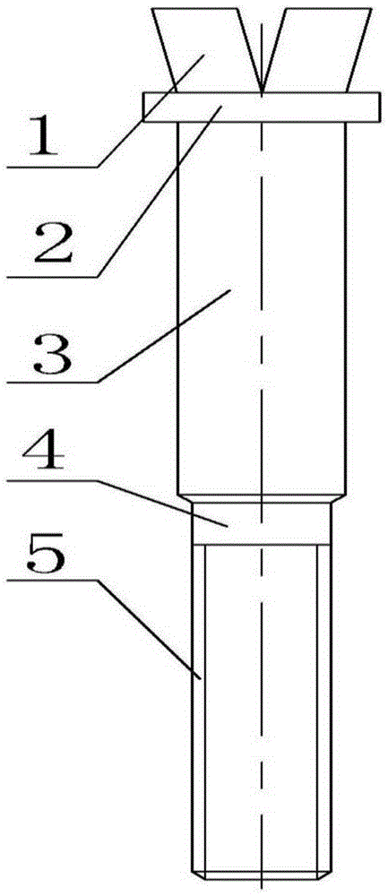 Injection molding bolt for automobile spare tire and production process of injection molding bolt