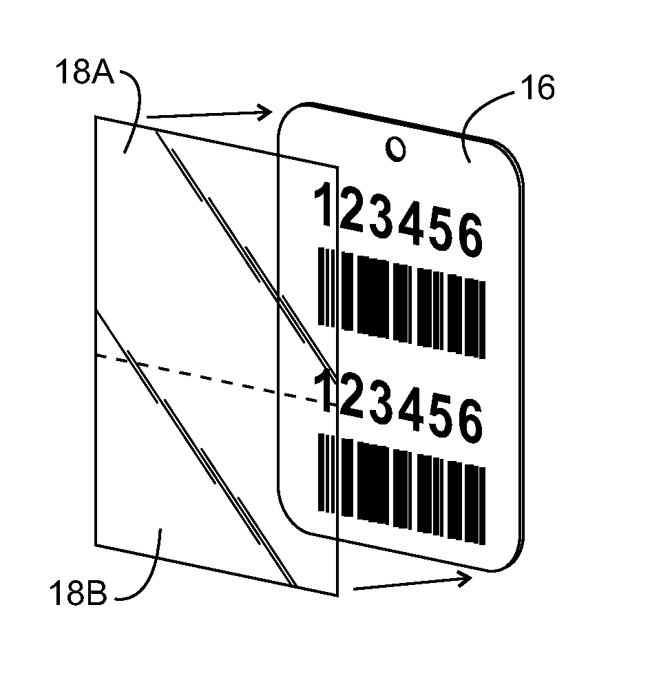 Identification Method and Tag for Painted Substrates