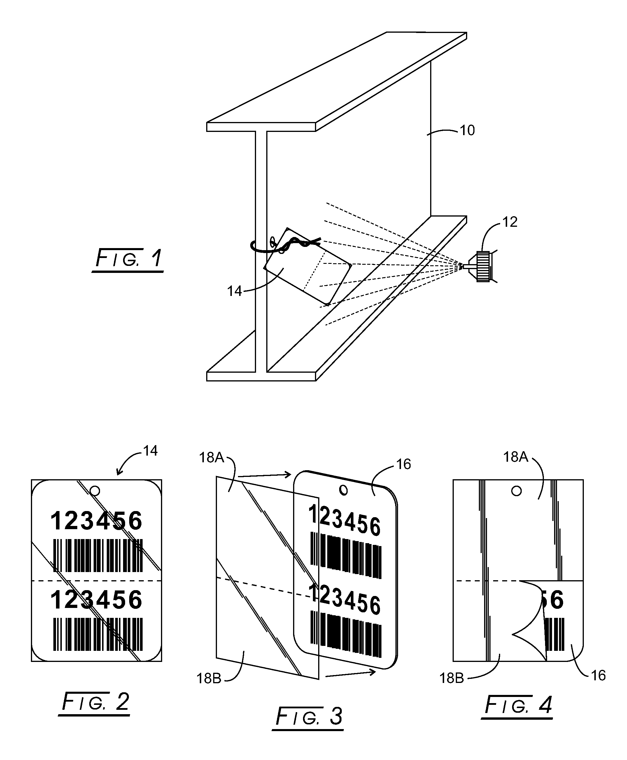 Identification Method and Tag for Painted Substrates