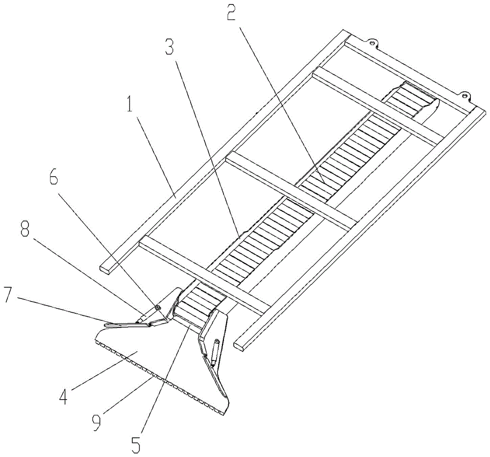 Soil blocking plate for channel tunneling machine