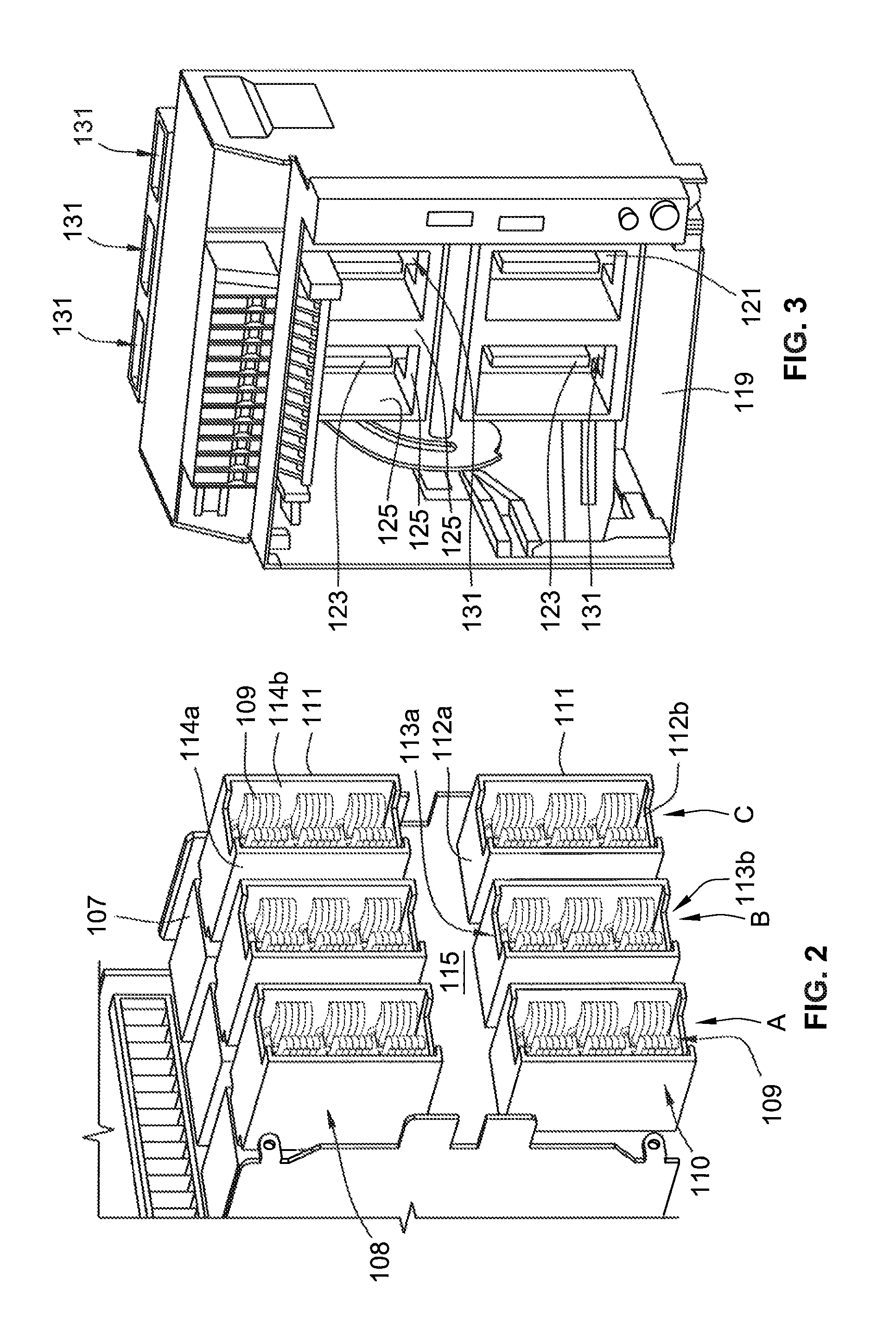 Passive arc management system with a flue chamber