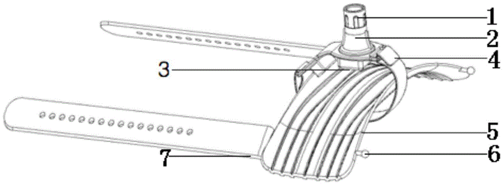 Arm decompression type radial artery compression and hemostatic device