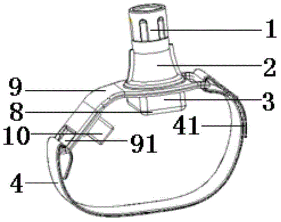 Arm decompression type radial artery compression and hemostatic device