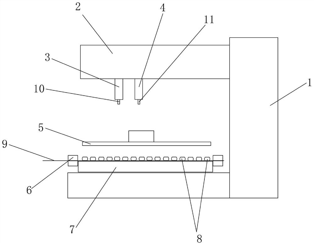 An automatic fabric shearing machine