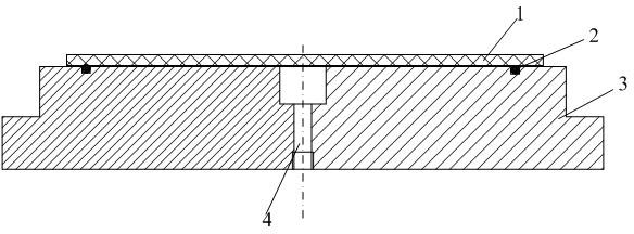 Vacuum chuck for processing of aeronautical laminas