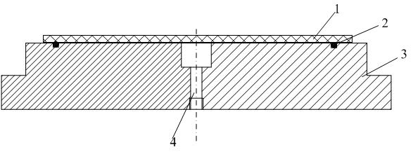 Vacuum chuck for processing of aeronautical laminas