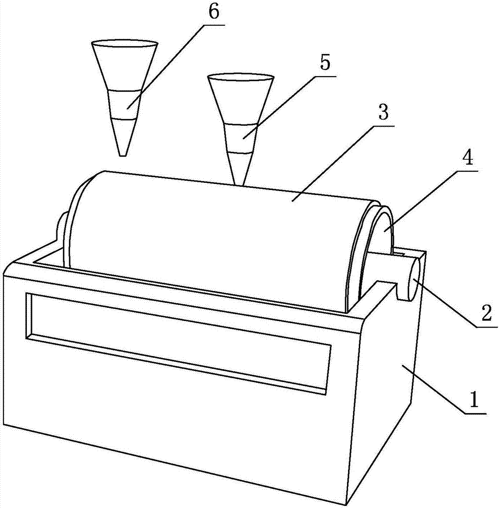 Resin roller grinding wheel based on 3D printing forming