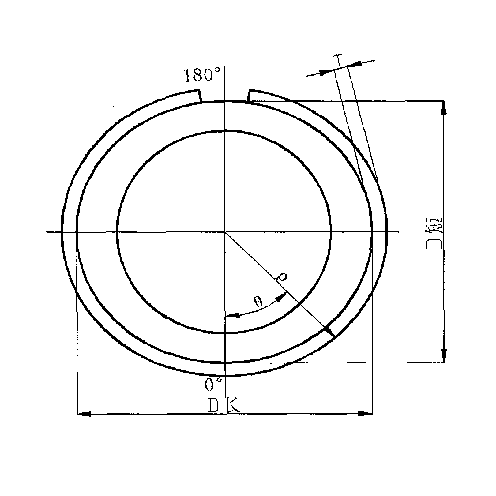 Processing method of steel piston gas ring