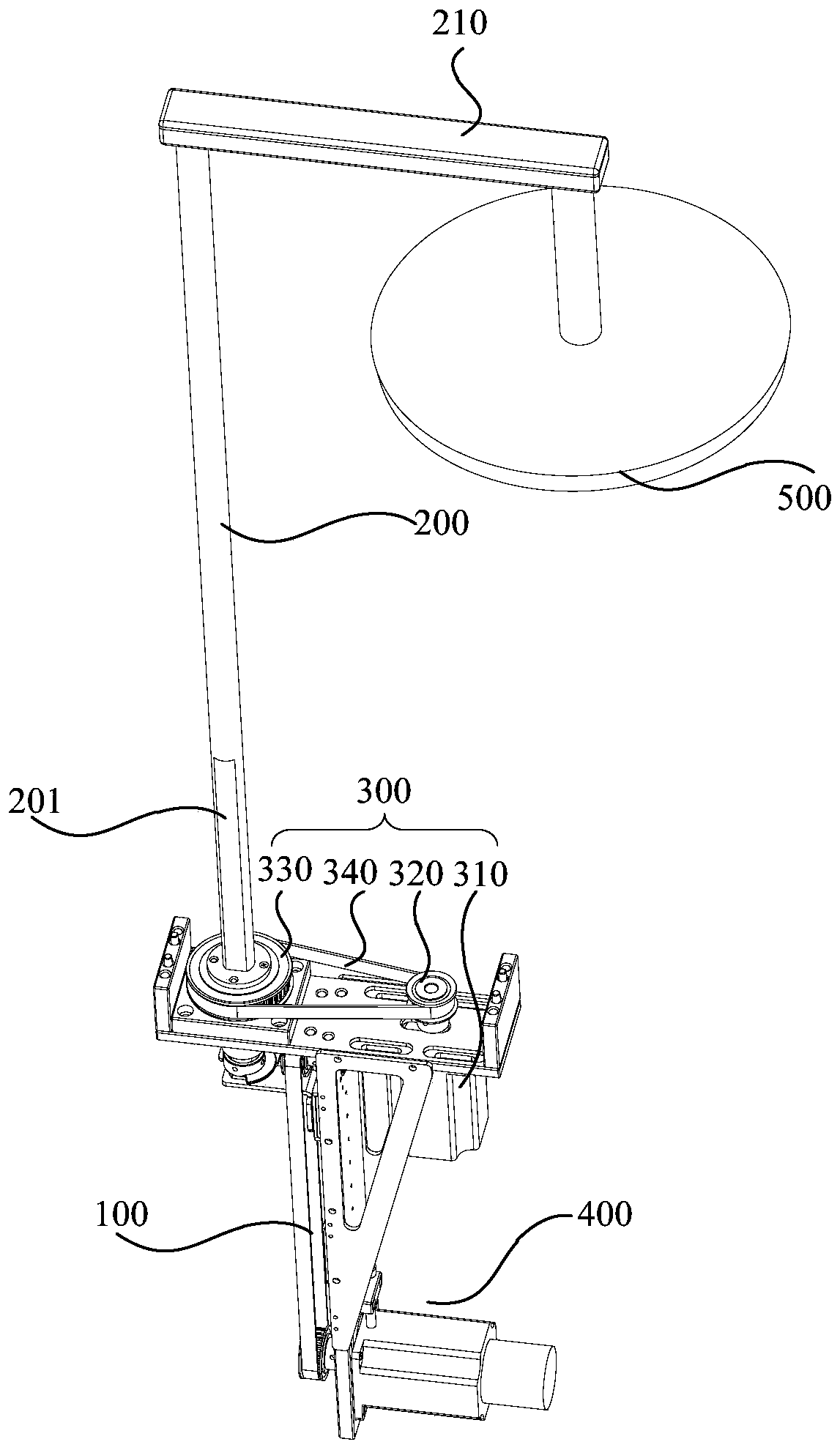 Moving mechanism for pot lid, pot lid device and automatic cooking machine