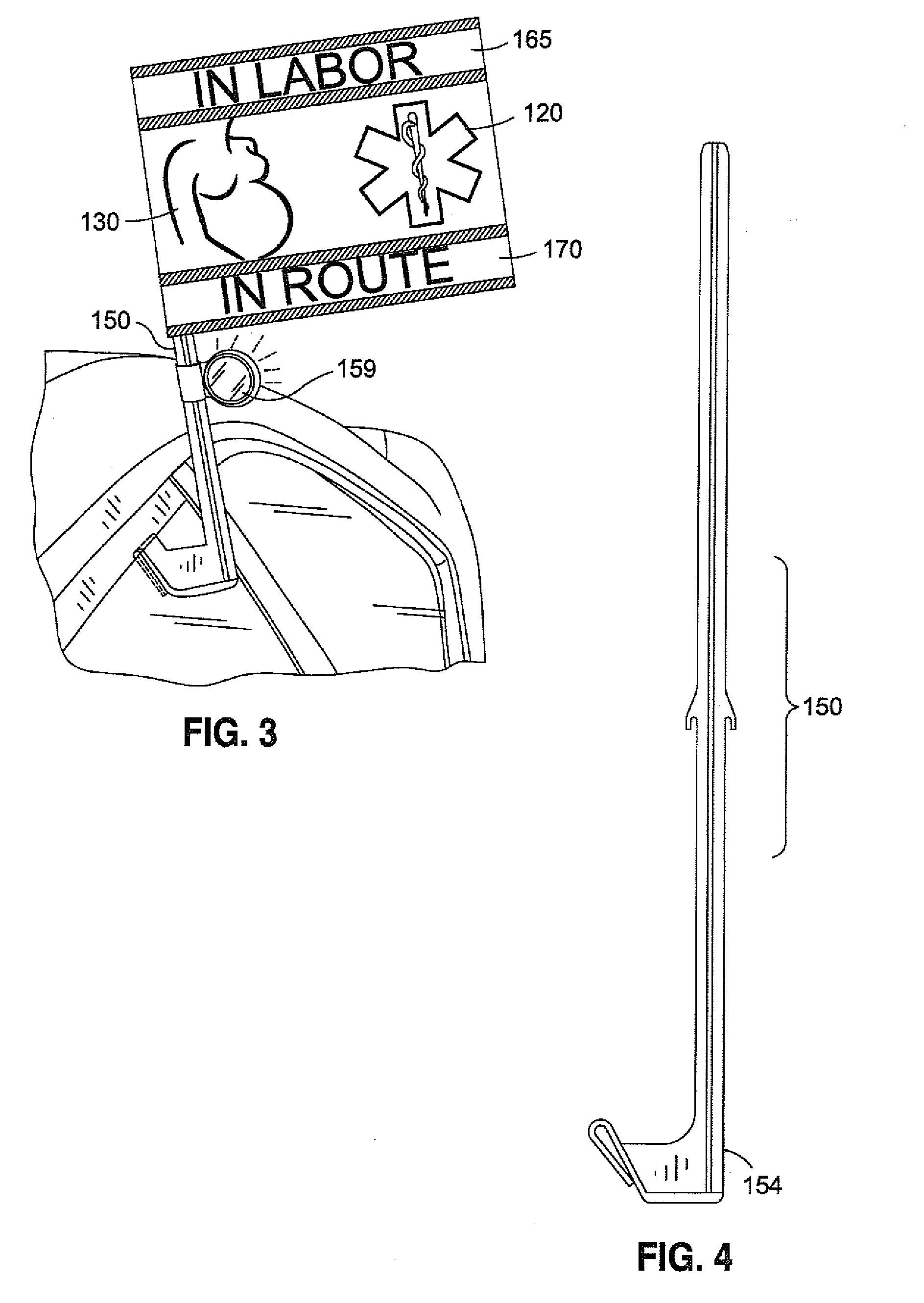 Emergency signaling apparatus and method