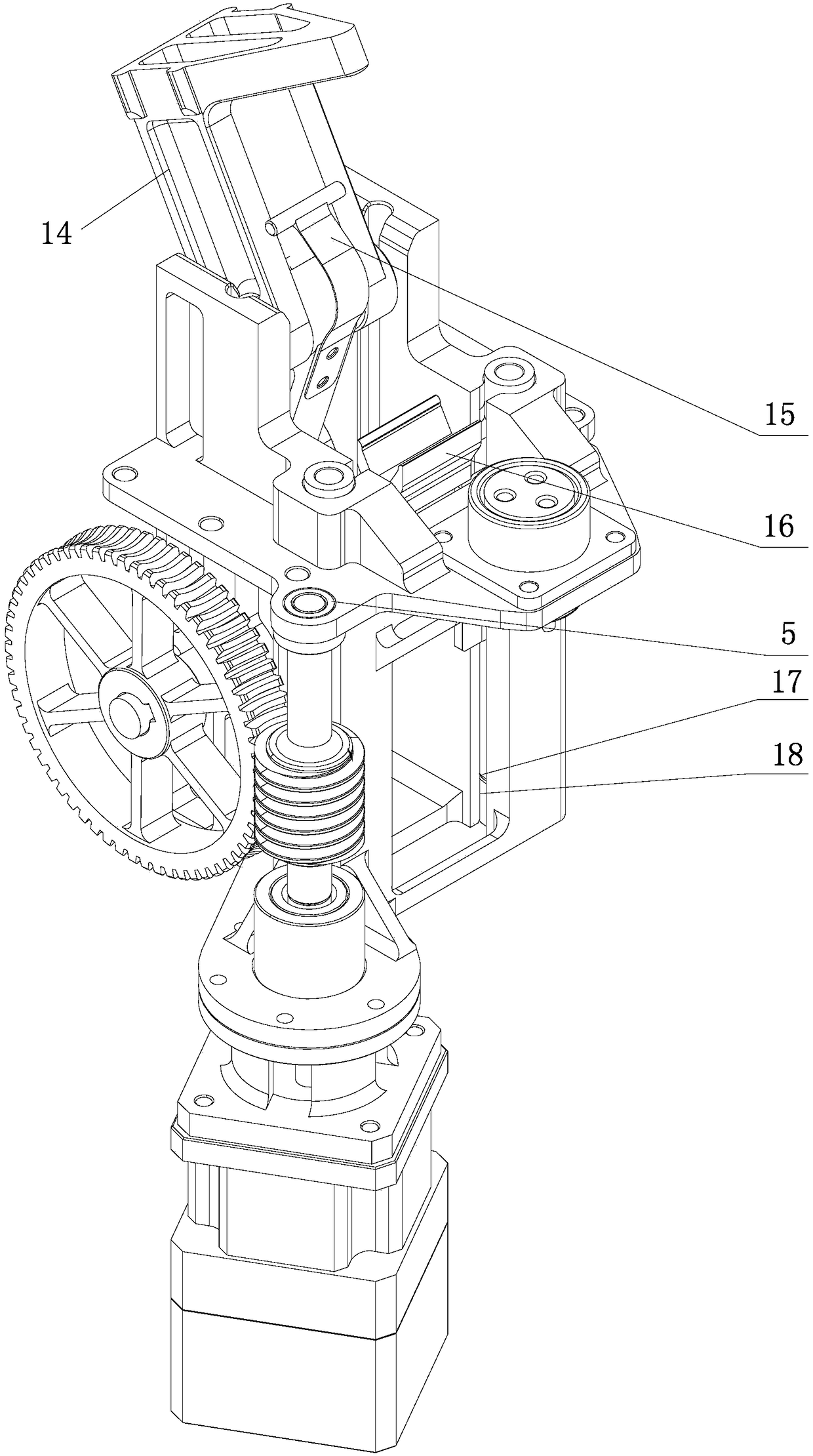 Spatial claw type repeatable lock disengagement docking mechanism