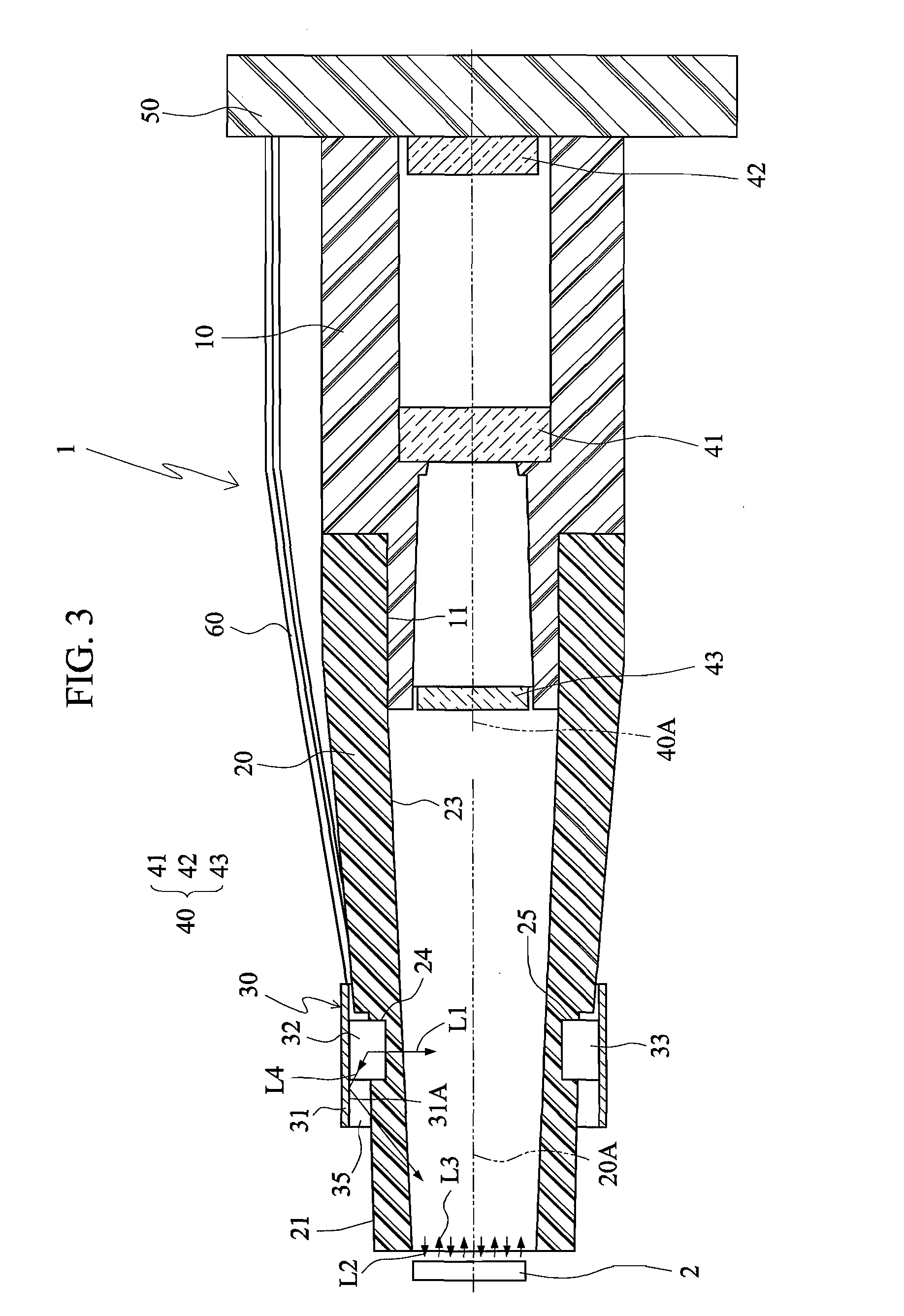 Optical head that can be easily assembled