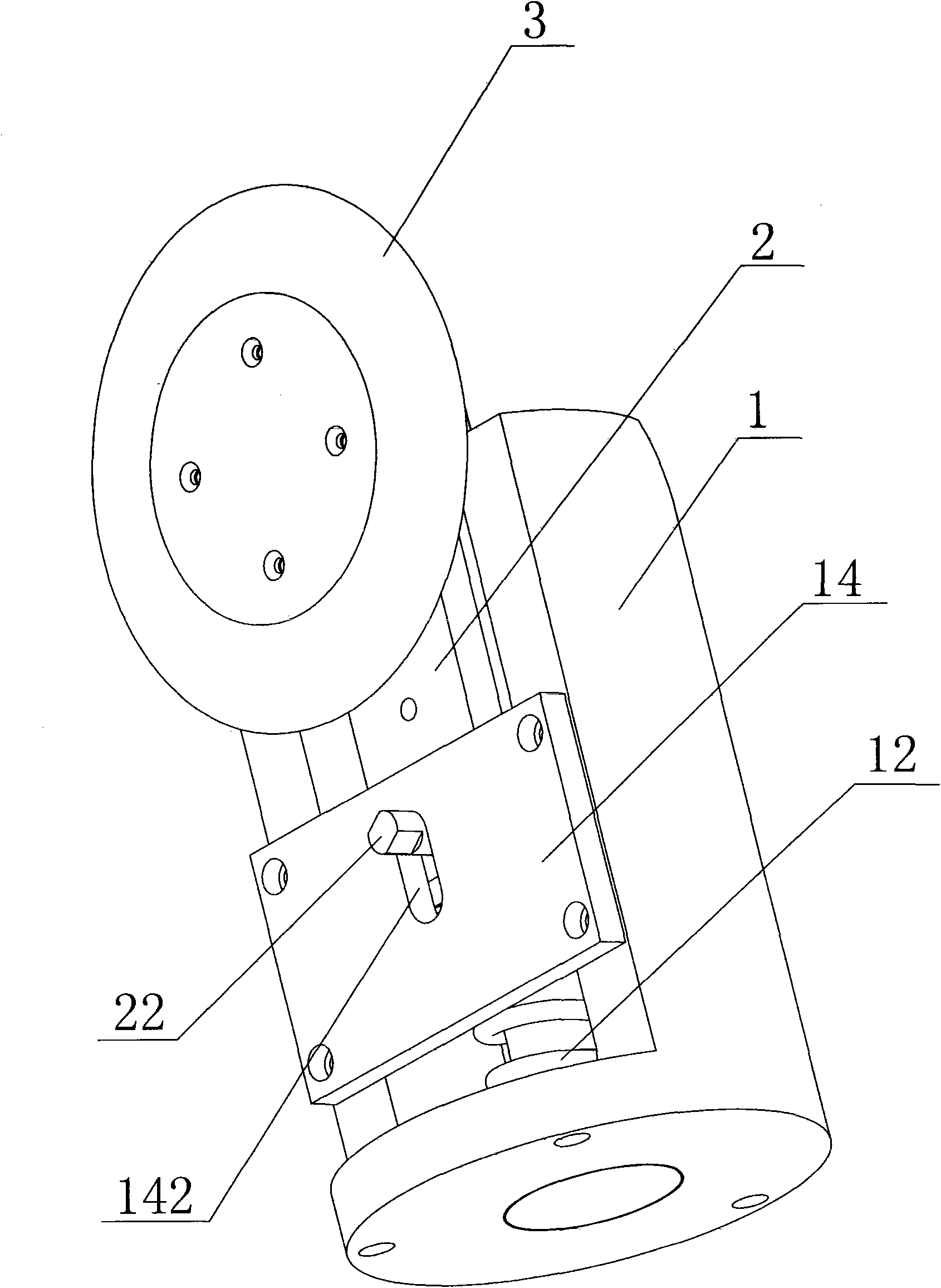 Self-adapting spinning mechanism of sheet metal spinning machine