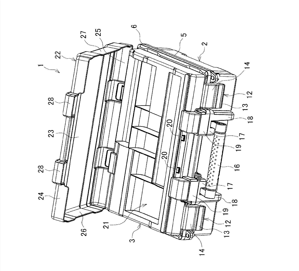 Power tool storage case