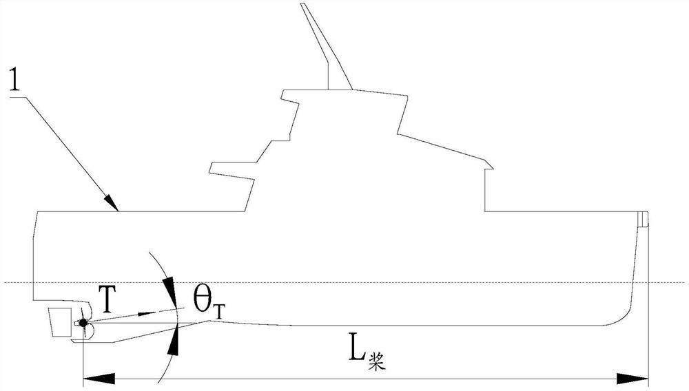 Evaluation method for abutting force of offshore wind power operation and maintenance ship