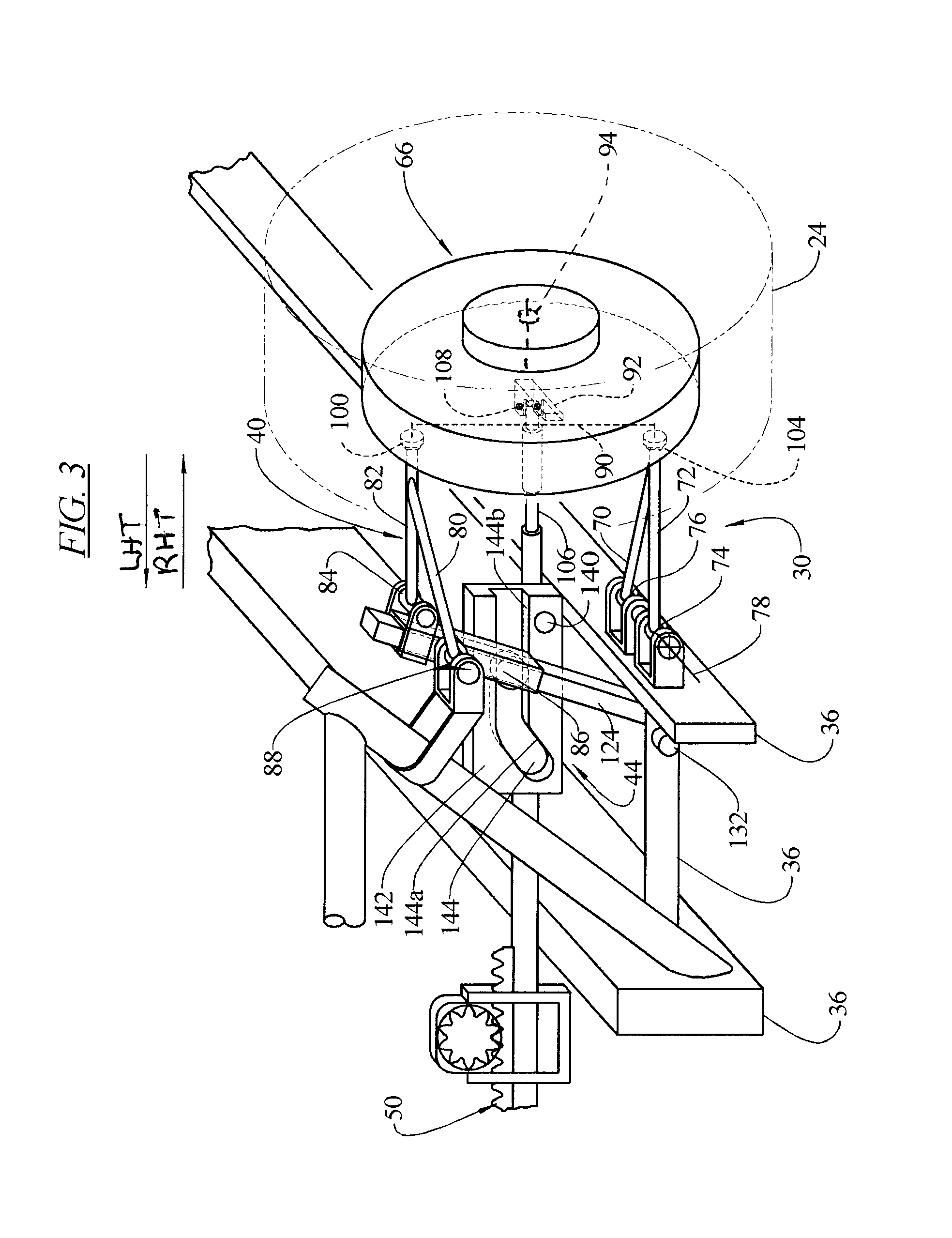 Vehicle suspension system with a variable camber system