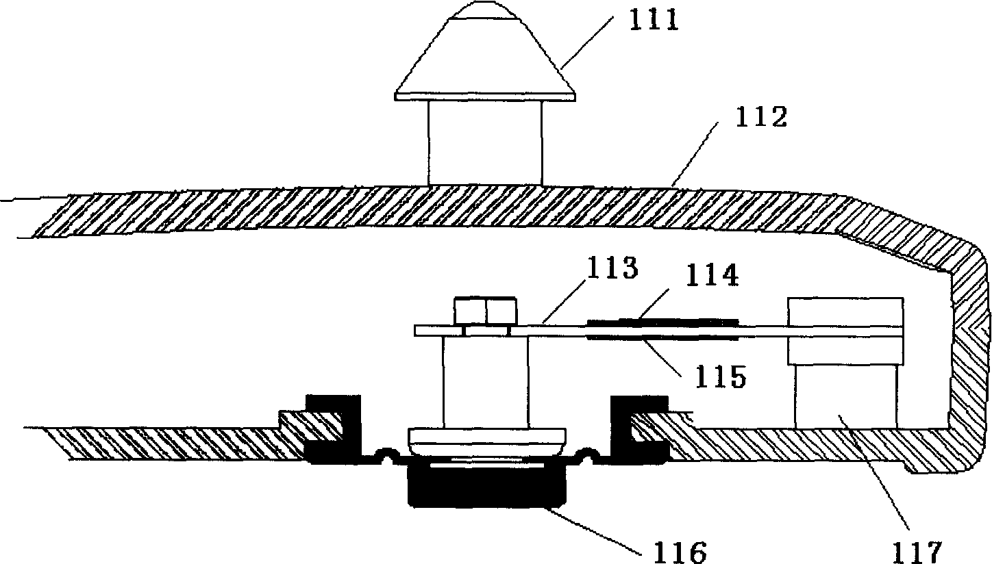 Hypertension therapeutic device and production method of indication voice of hypertension therapeutic device