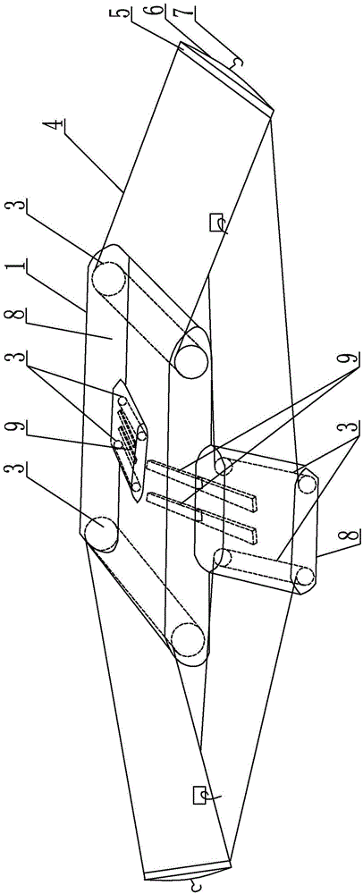 Pulling-retracting type sunshade fixed to top of automobile