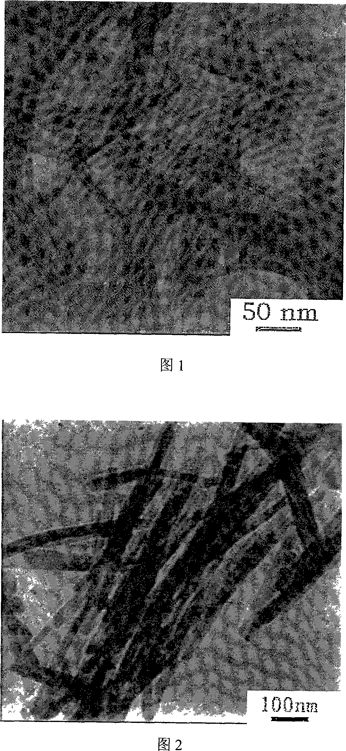 Nano lithium titanate for Negative electrode material of cell or electrochemical vessel, and its and titanium dioxide composite preparing method