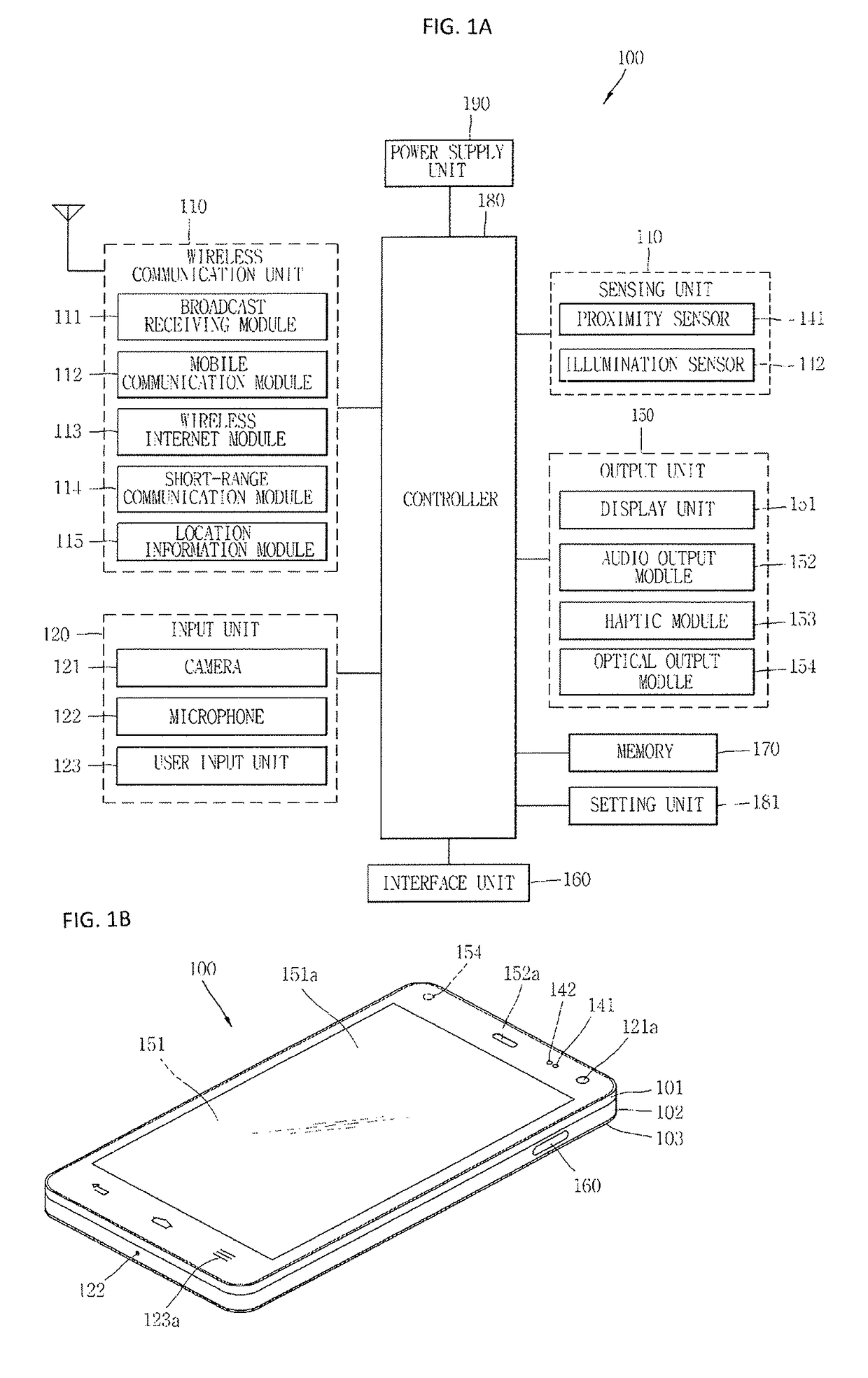 Mobile terminal for displaying multiple images and method of controlling the same