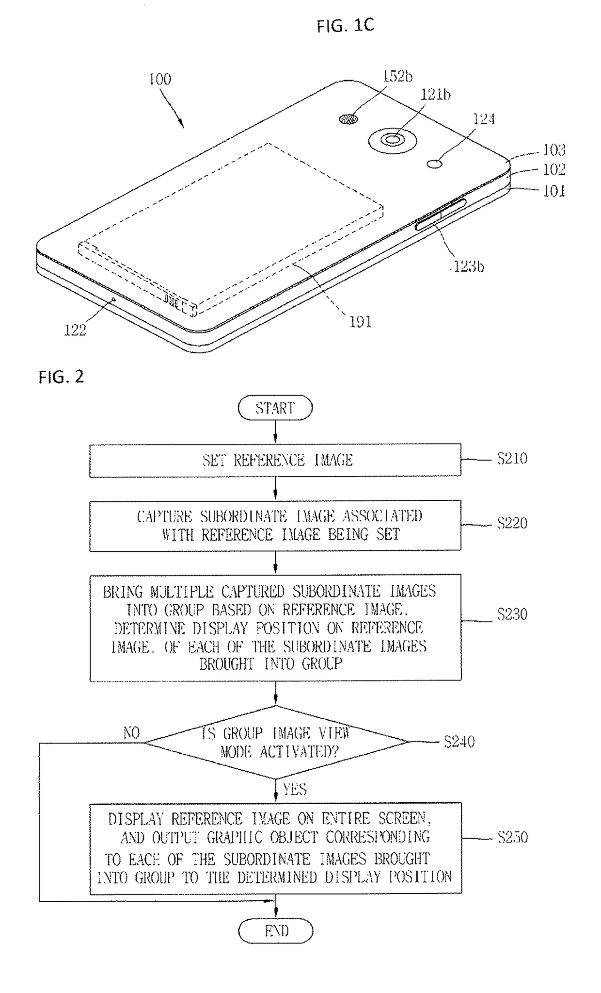 Mobile terminal for displaying multiple images and method of controlling the same