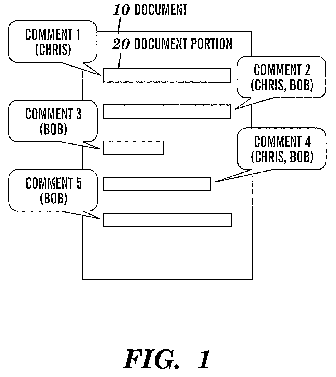 Method and system for collaborative editing of a document