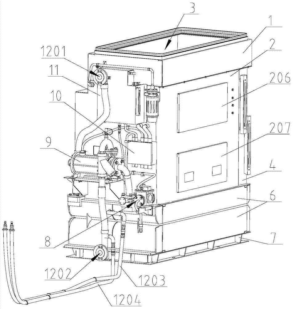 Multi-system shared cooling tower for electric locomotive