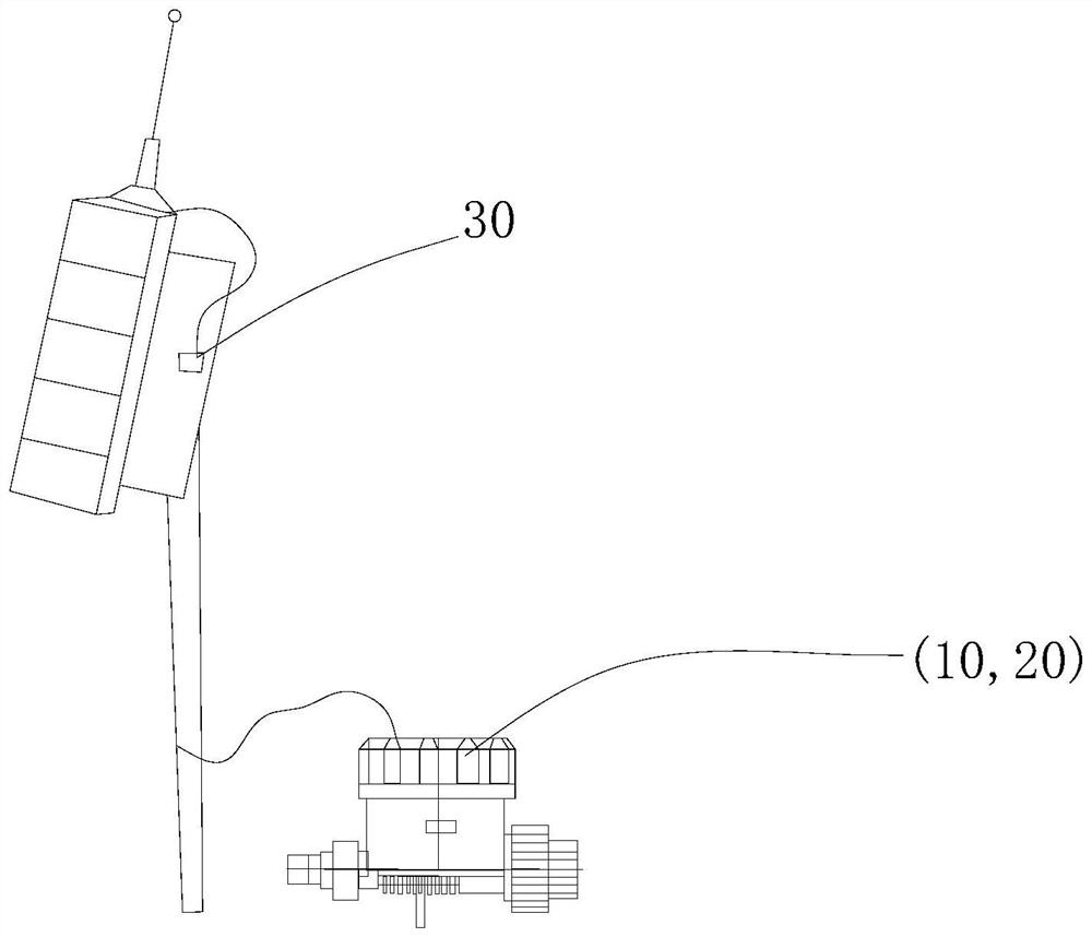 An intelligent control worm gear stepless positioning ball valve control system and an automatic irrigation system for the Internet of Things