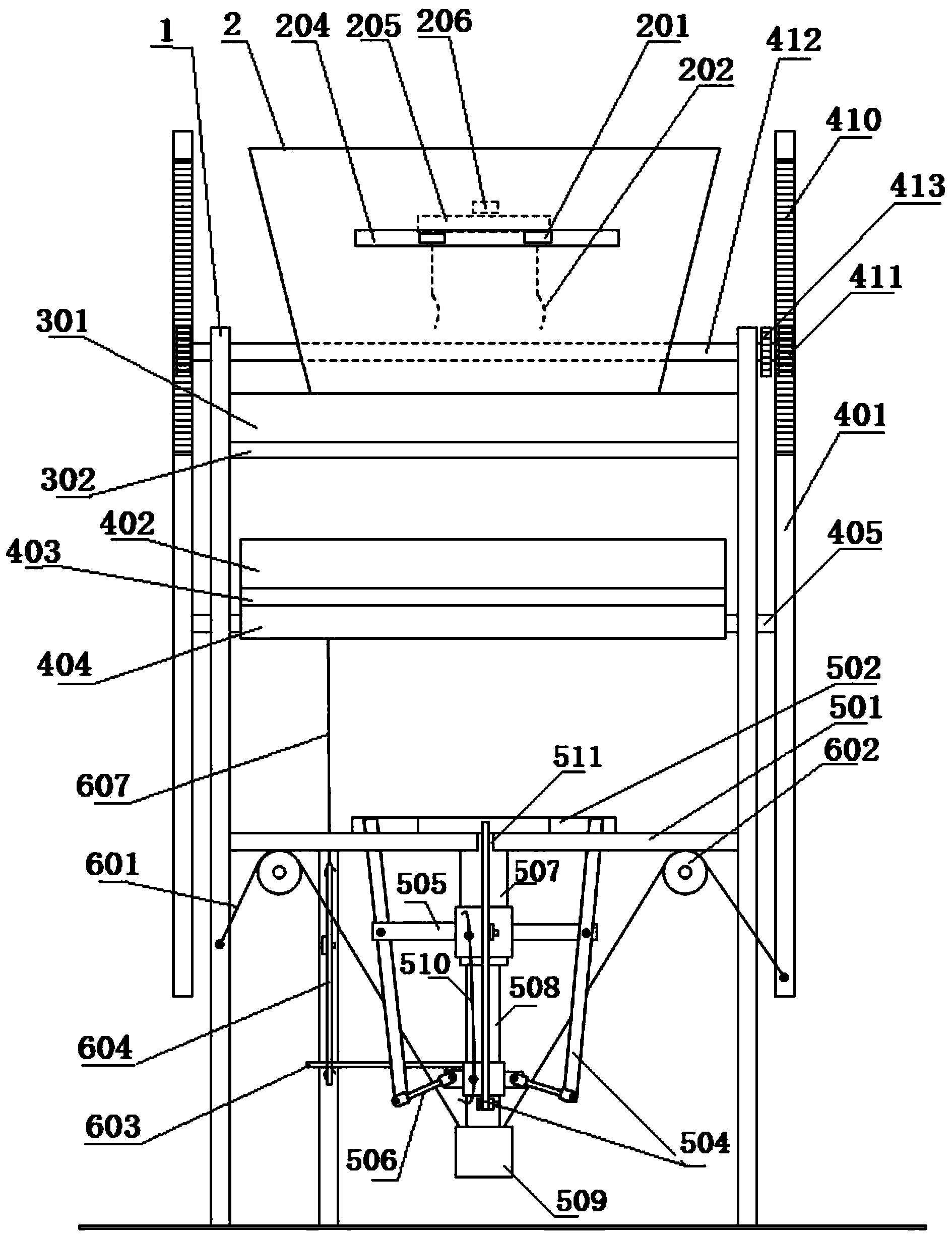 Vertical firework tube shaper