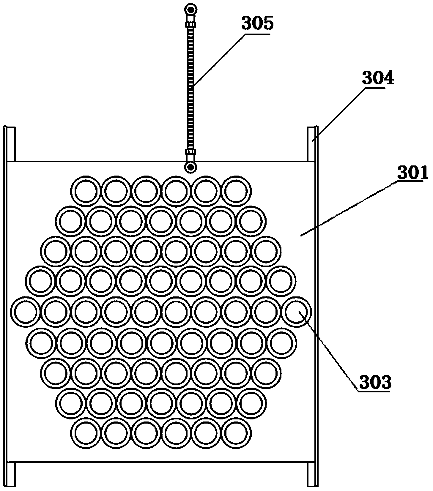 Vertical firework tube shaper