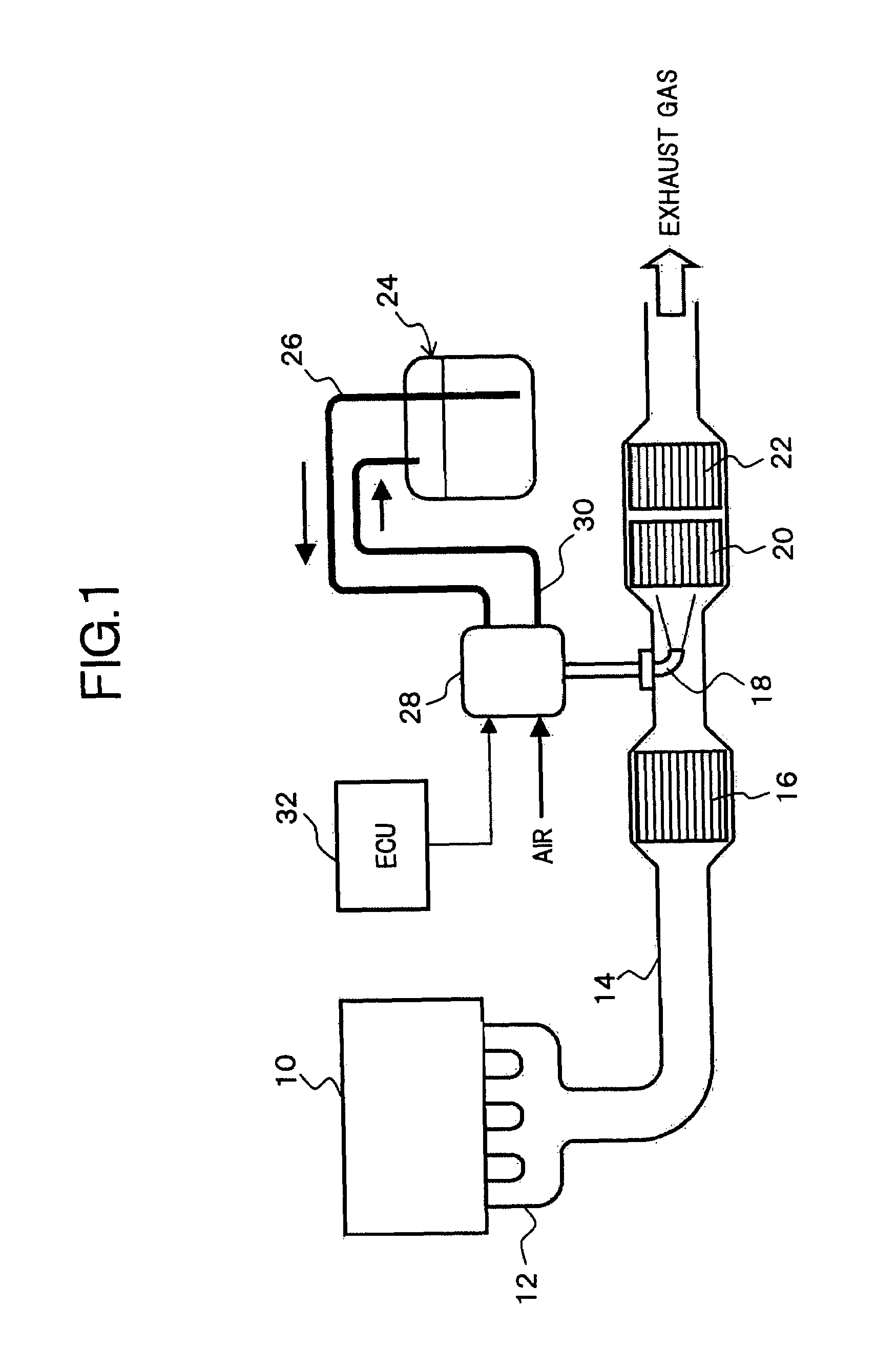 Reducing agent container having novel structure