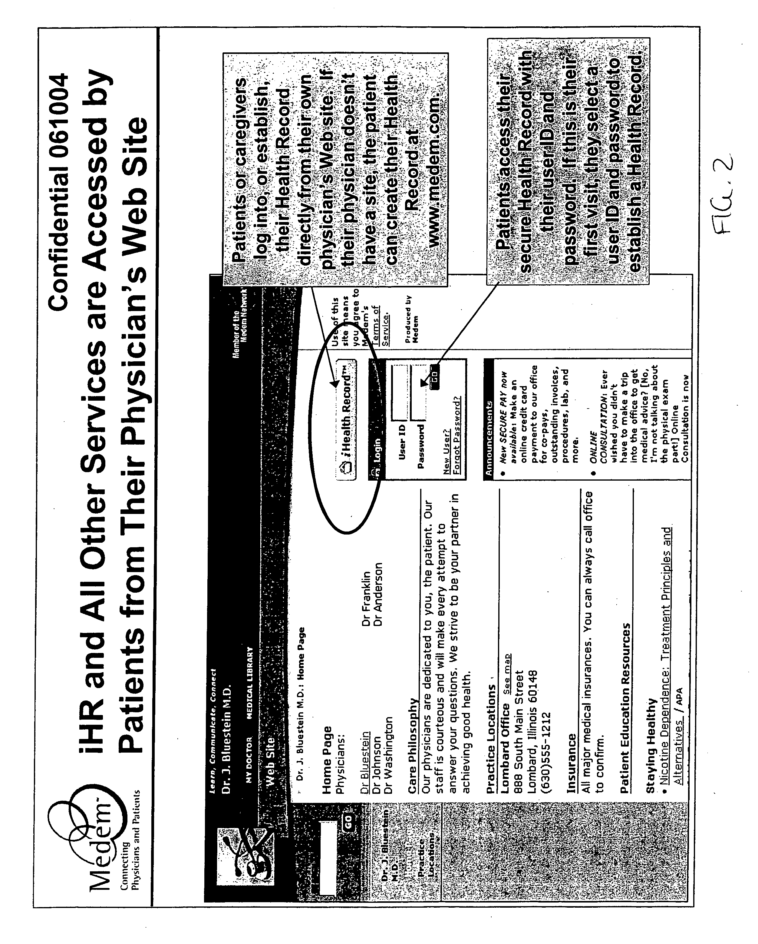 Electronic personal health record system