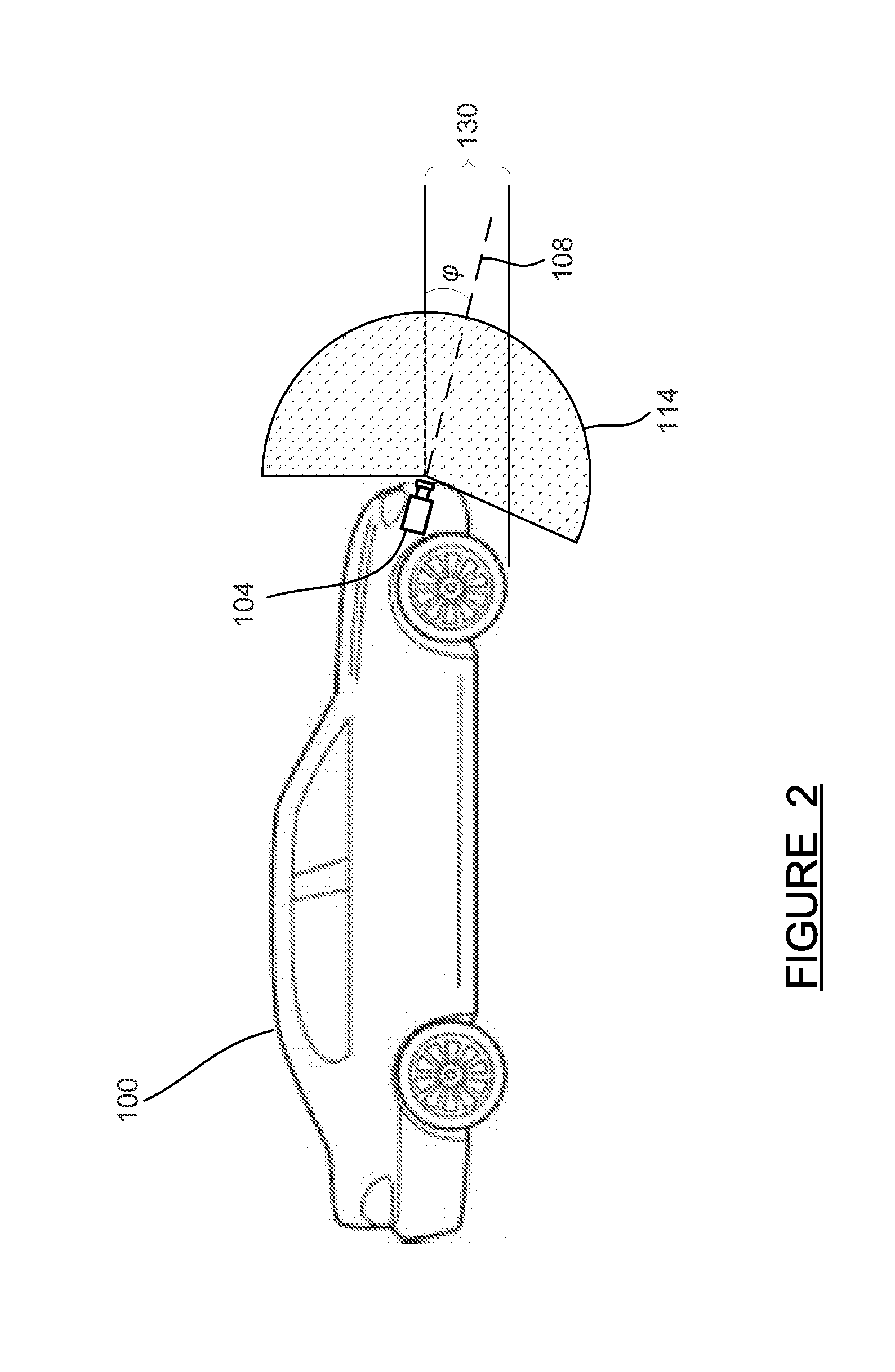 Enhanced top-down view generation in a front curb viewing system