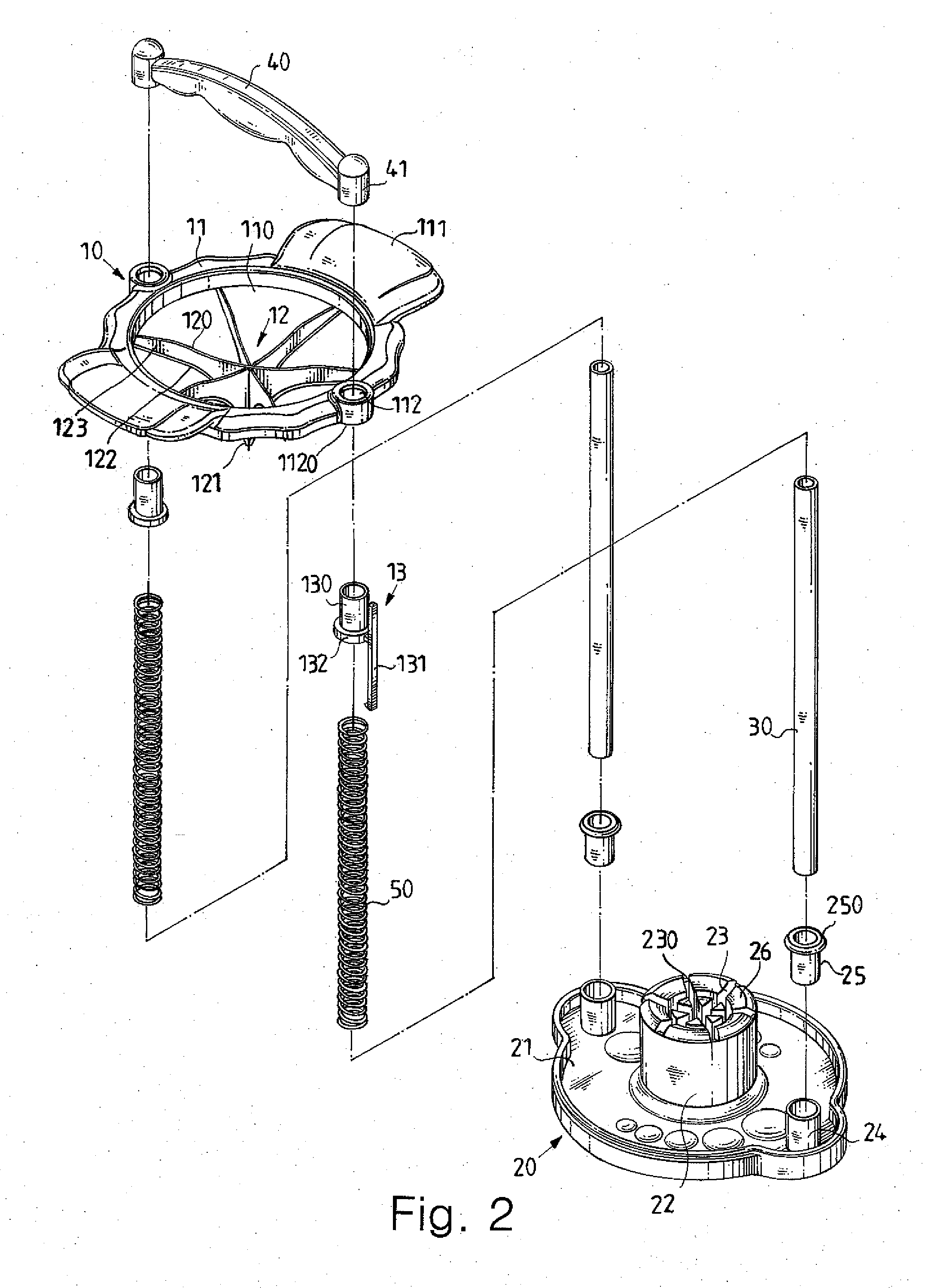 Fruit Cutter that Cuts Fruit Exactly and Smoothly