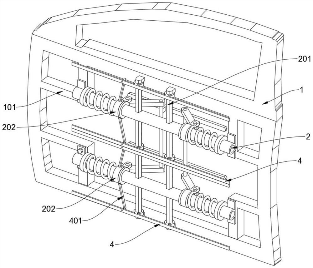 Automobile lightweight door frame assembly