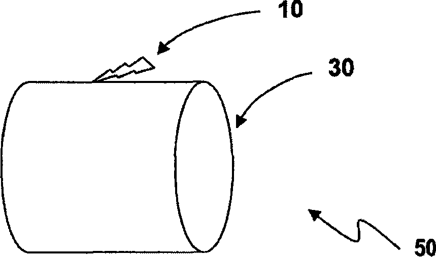 Small conformable broadband traveling-wave antennas on platform