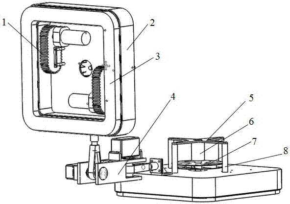 Obstacle-crossing wall-climbing robot with wall surface converting function