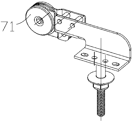 Reciprocating type locking hinge