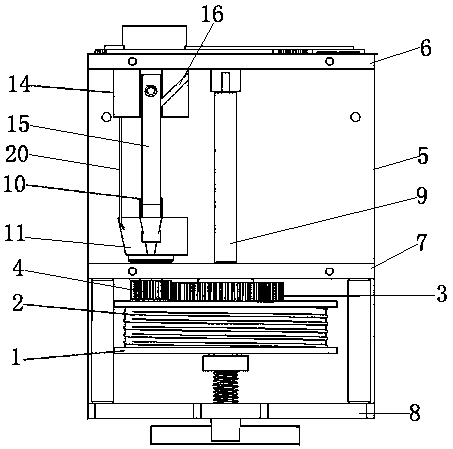 Mine-used large-range fiber grating passive roof bed separation sensor