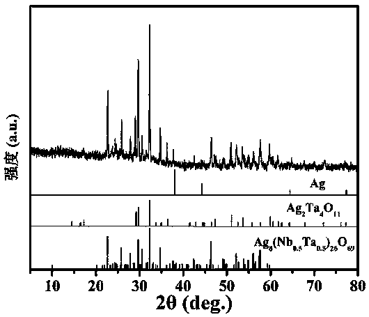 Preparation method of visible light catalyzing material silver tantalite for completely and rapidly degrading formaldehyde and benzene of indoor environment