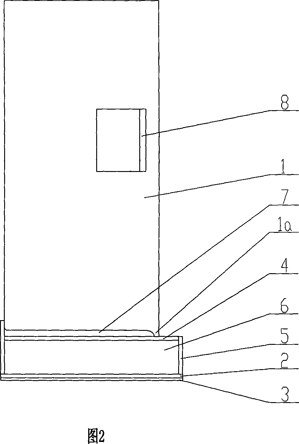 A motorcycle accumulator box