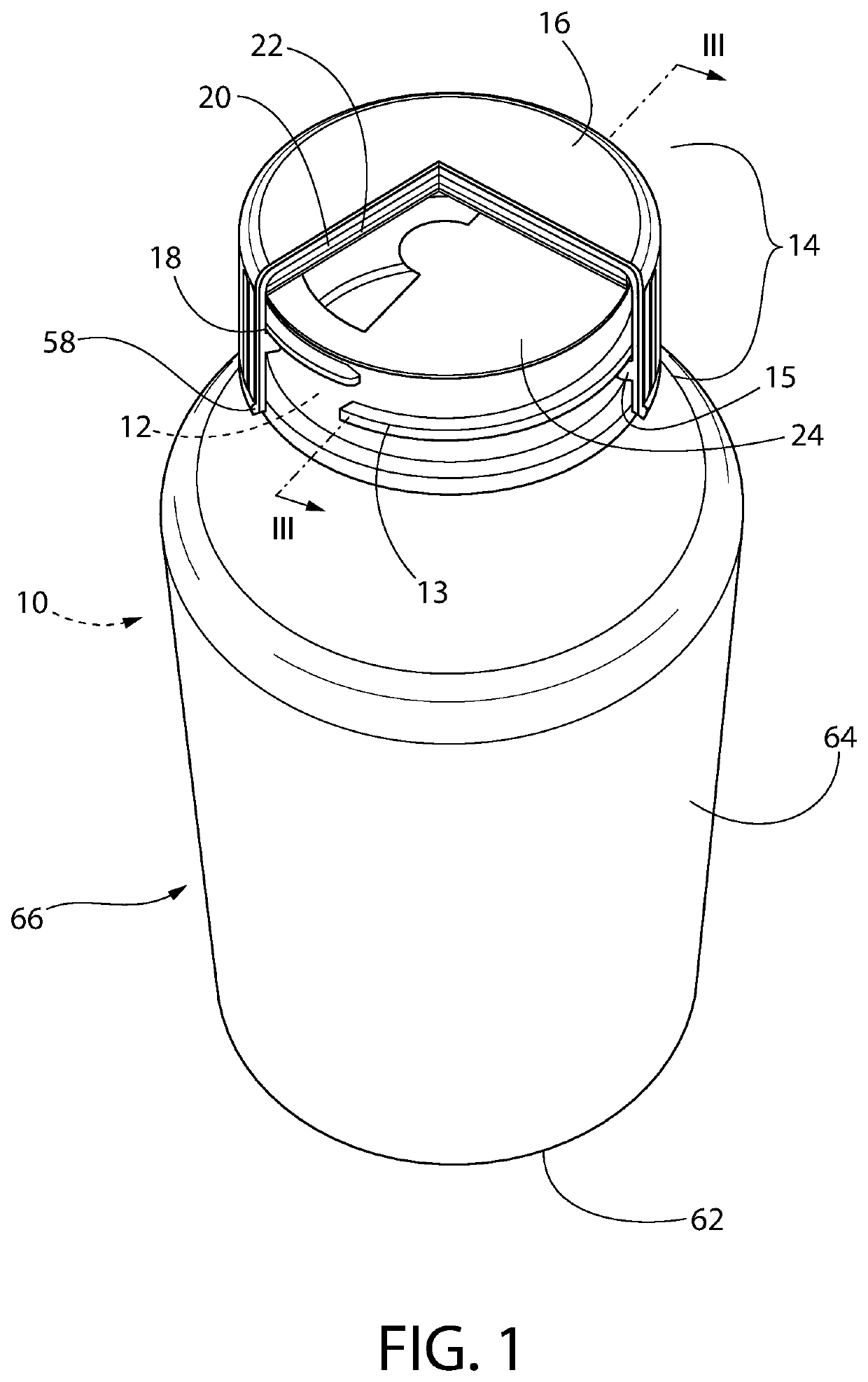 Container orifice reducer with tamper evident seal